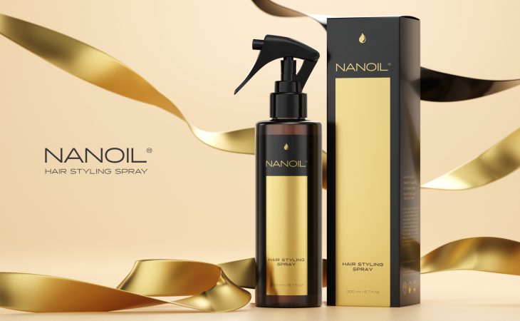sprej na zlepšenie poddajnosti vlasov nanoil